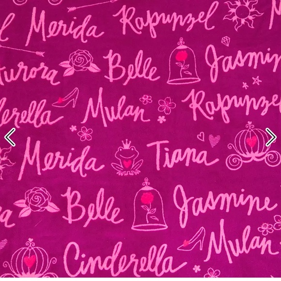 Disney Princess Blanket Fleece Throw